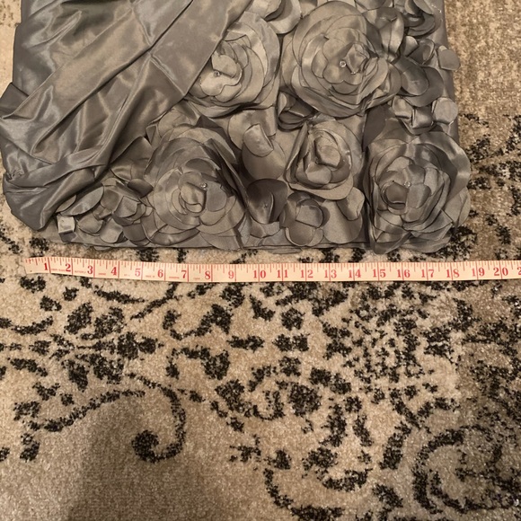 Custom Made Grey Formal Midi Dress - Picture 8 of 9